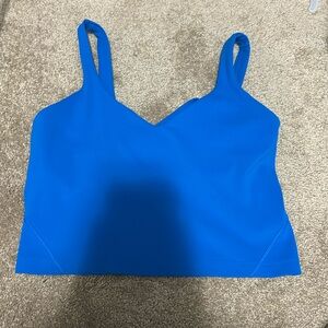 Blue lululemon align tank!! Super cute and comfy, willing to negotiate price!!